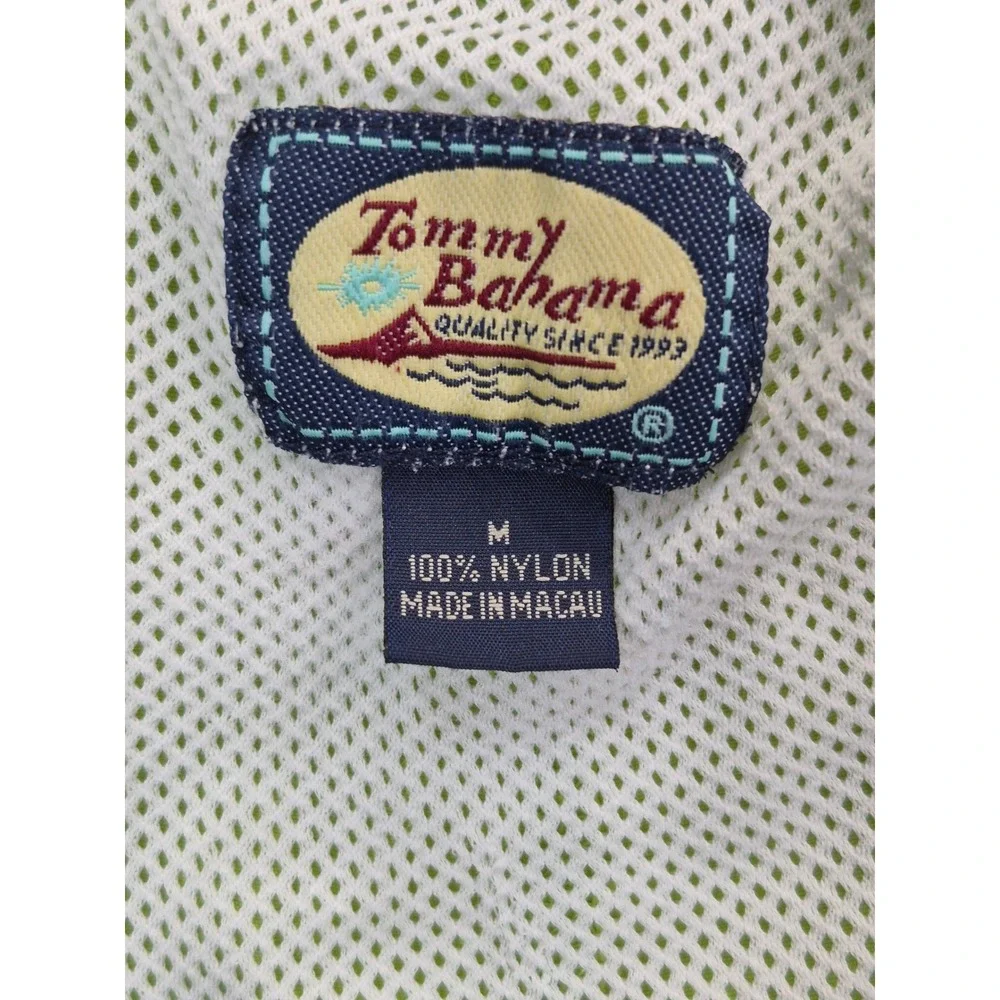 Tommy Bahama Swim Trunks Men's Medium Lime Green Mesh Lined